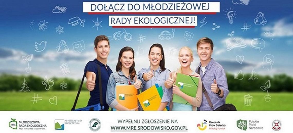 Trwa nabór do Młodzieżowej Rady Ekologicznej przy Ministrze Środowiska. 