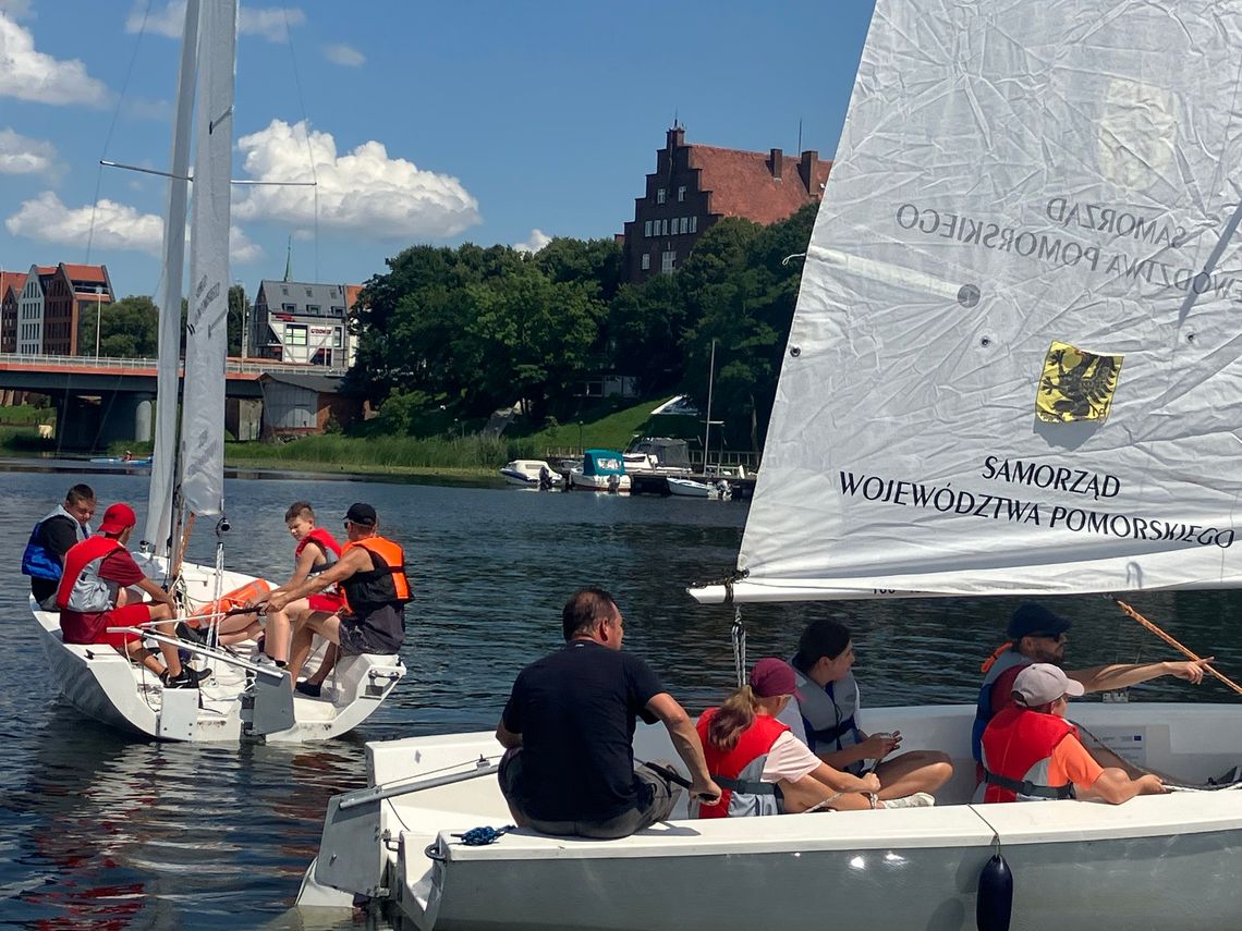 Trwają wakacyjne zajęcia żeglarskie w Malborku