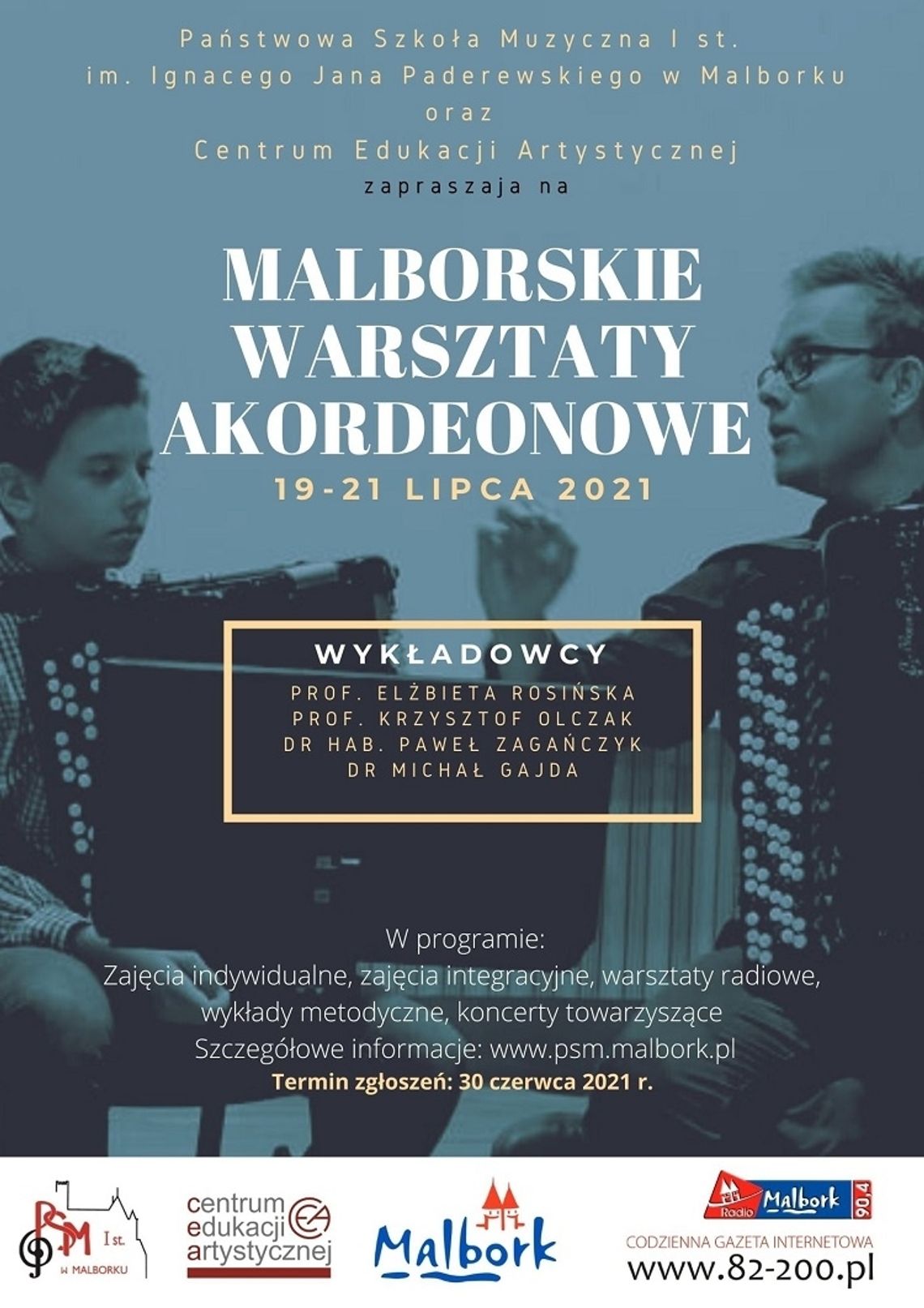 Trwają zapisy na Malborskie Warsztaty Akordeonowe.