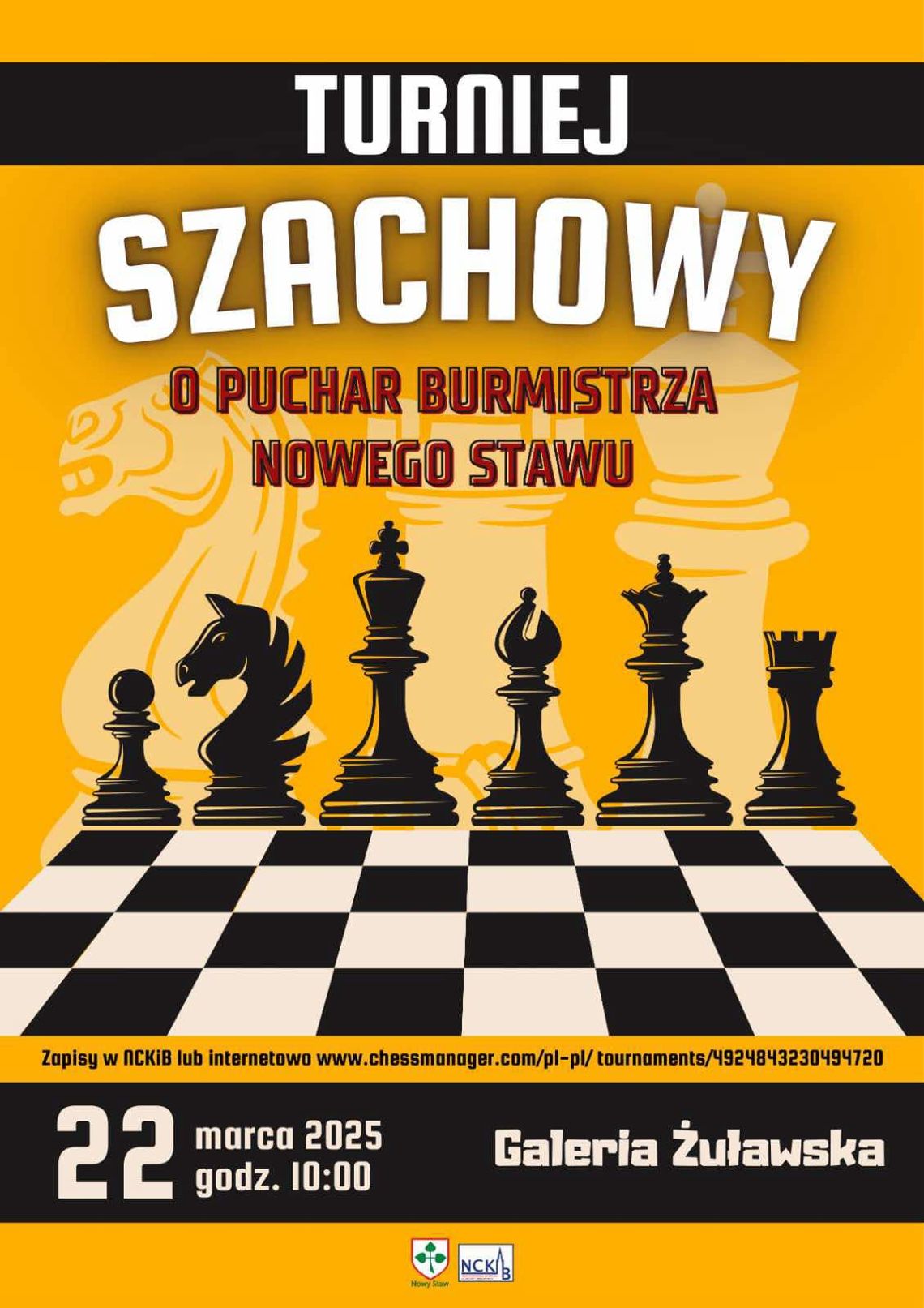 Turniej Szachowy o Puchar Burmistrza Nowego Stawu.