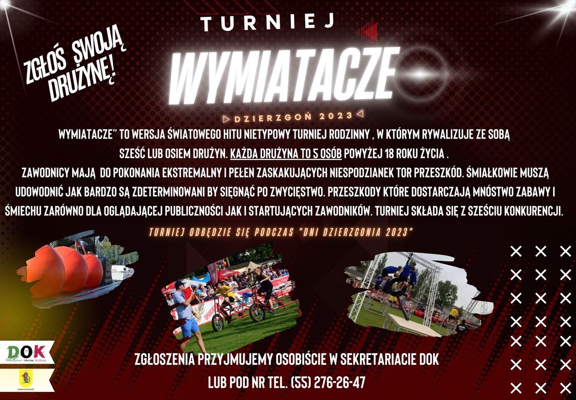 Turniej "Wymiatacze" w Dzierzgoniu.