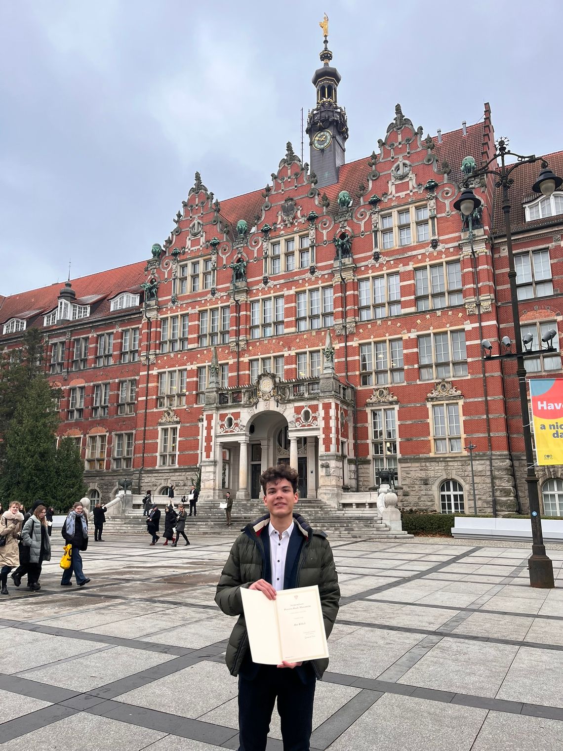 Uczeń I LO w Malborku ze stypendium Prezesa Rady Ministrów.