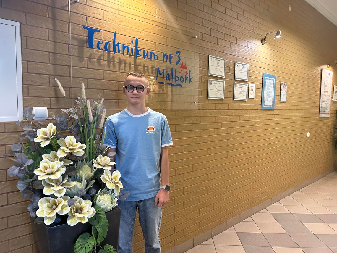 Uczeń Technikum nr 3 w Malborku laureatem dwóch „Stypendiów Marszałkowskich” Uczeń Technikum nr 3 w Malborku laureatem dwóch „Stypendiów Marszałkowskich”