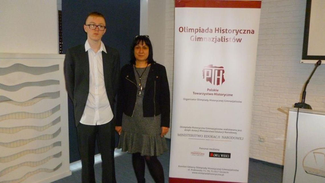 Uczeń ze szkoły w Starym Polu dwukrotnym finalistą Ogólnopolskiej Olimpiady Historycznej Gimnazjalistów.