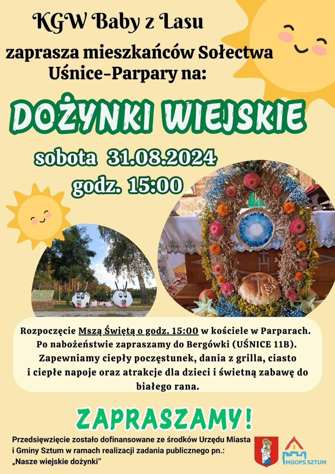 Uśnice- Parpary. Dożynki Wiejskie