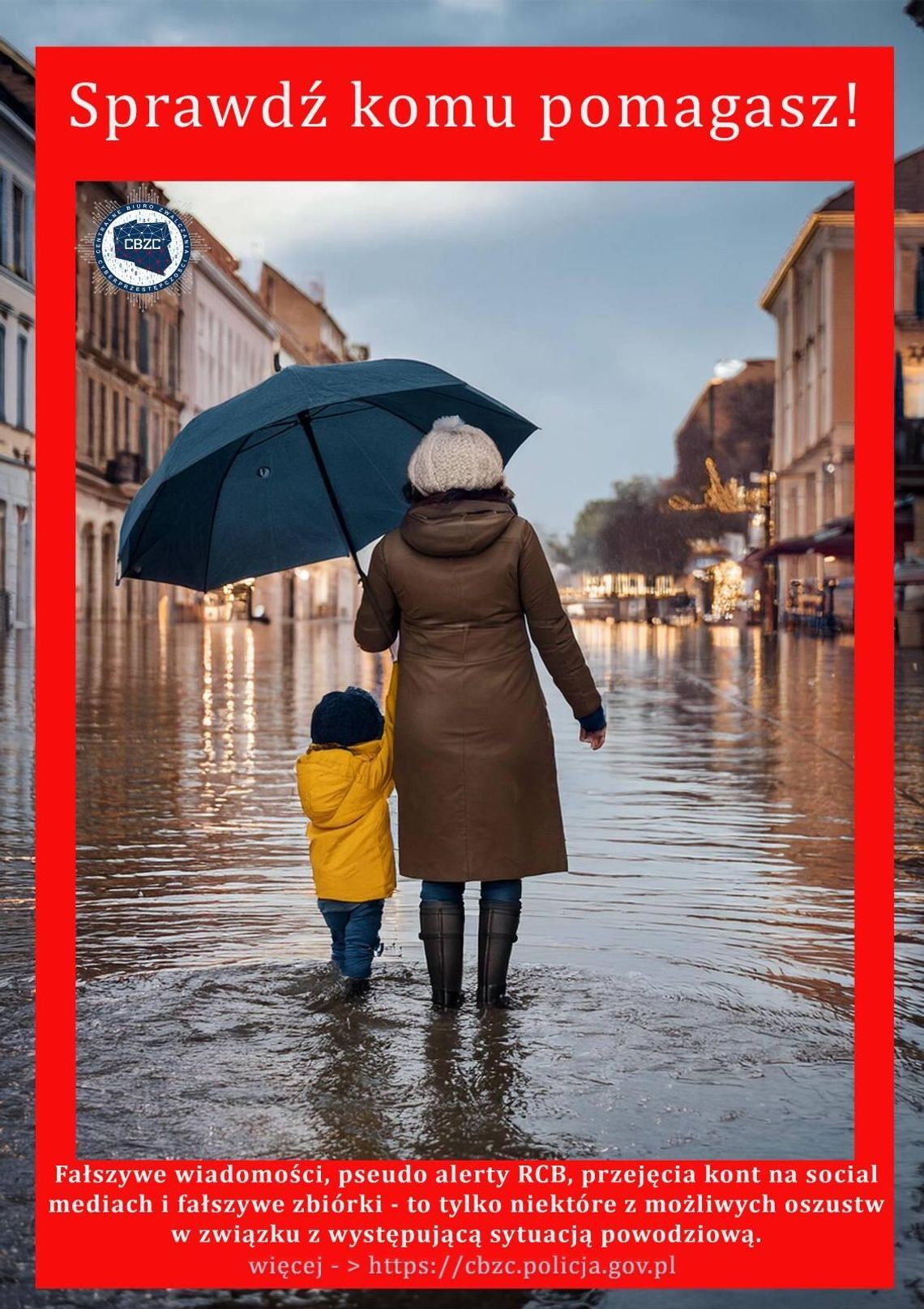 Uwaga na możliwe oszustwa w związku z powodzią w Polsce.