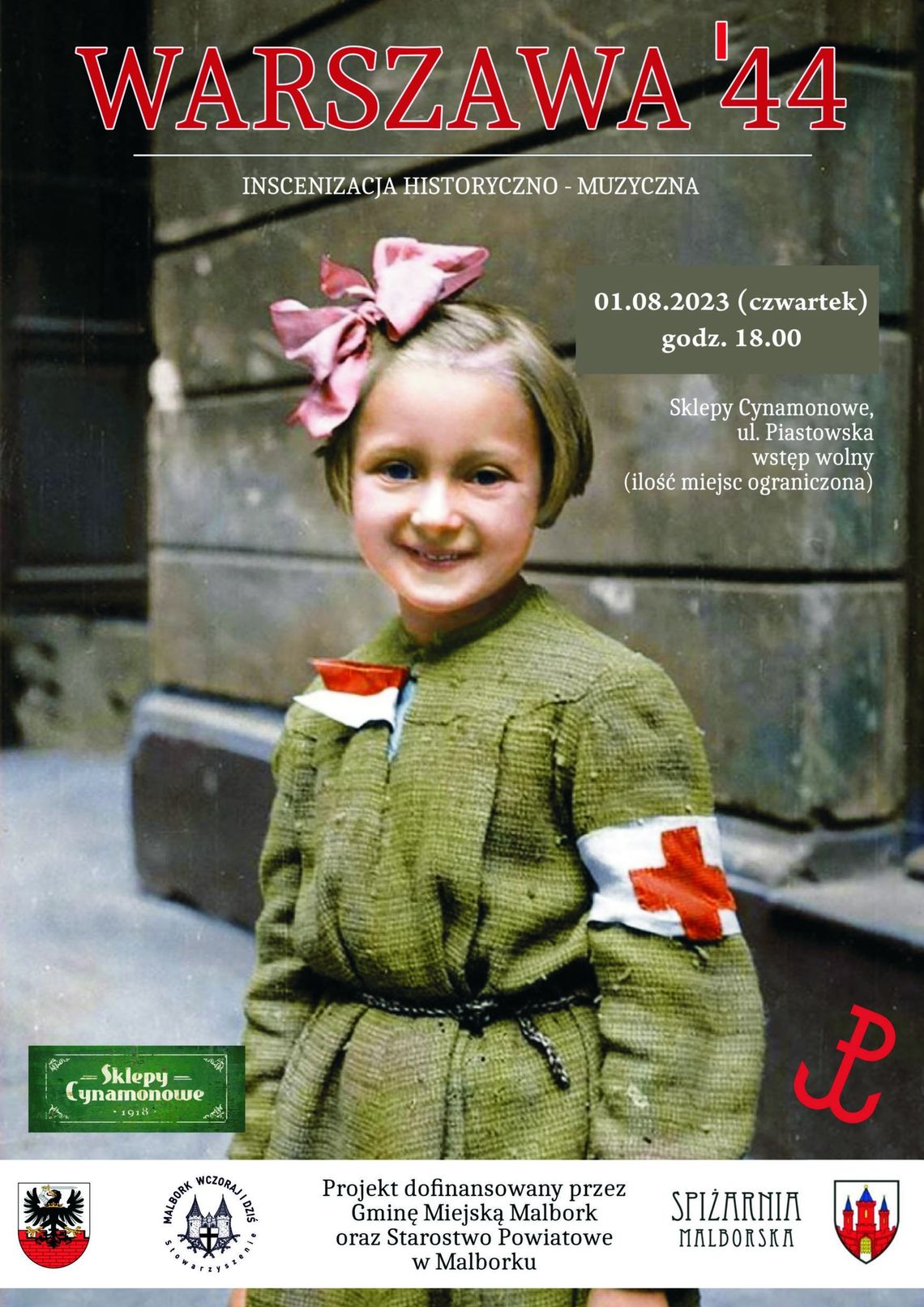 "Warszawa'44". Inscenizacja historyczno- muzyczna w Malborku.