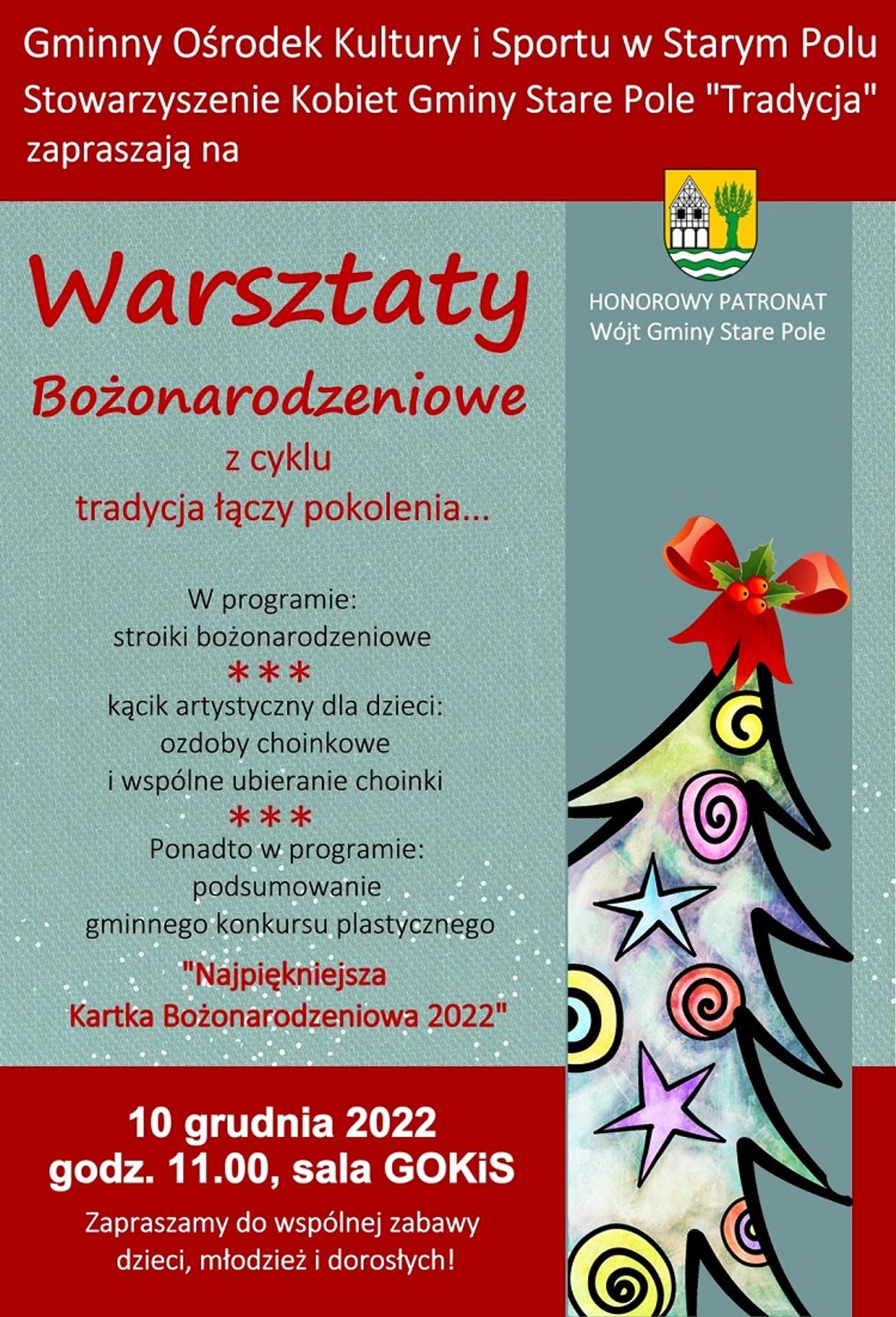 Warsztaty bożonarodzeniowe w Starym Polu.