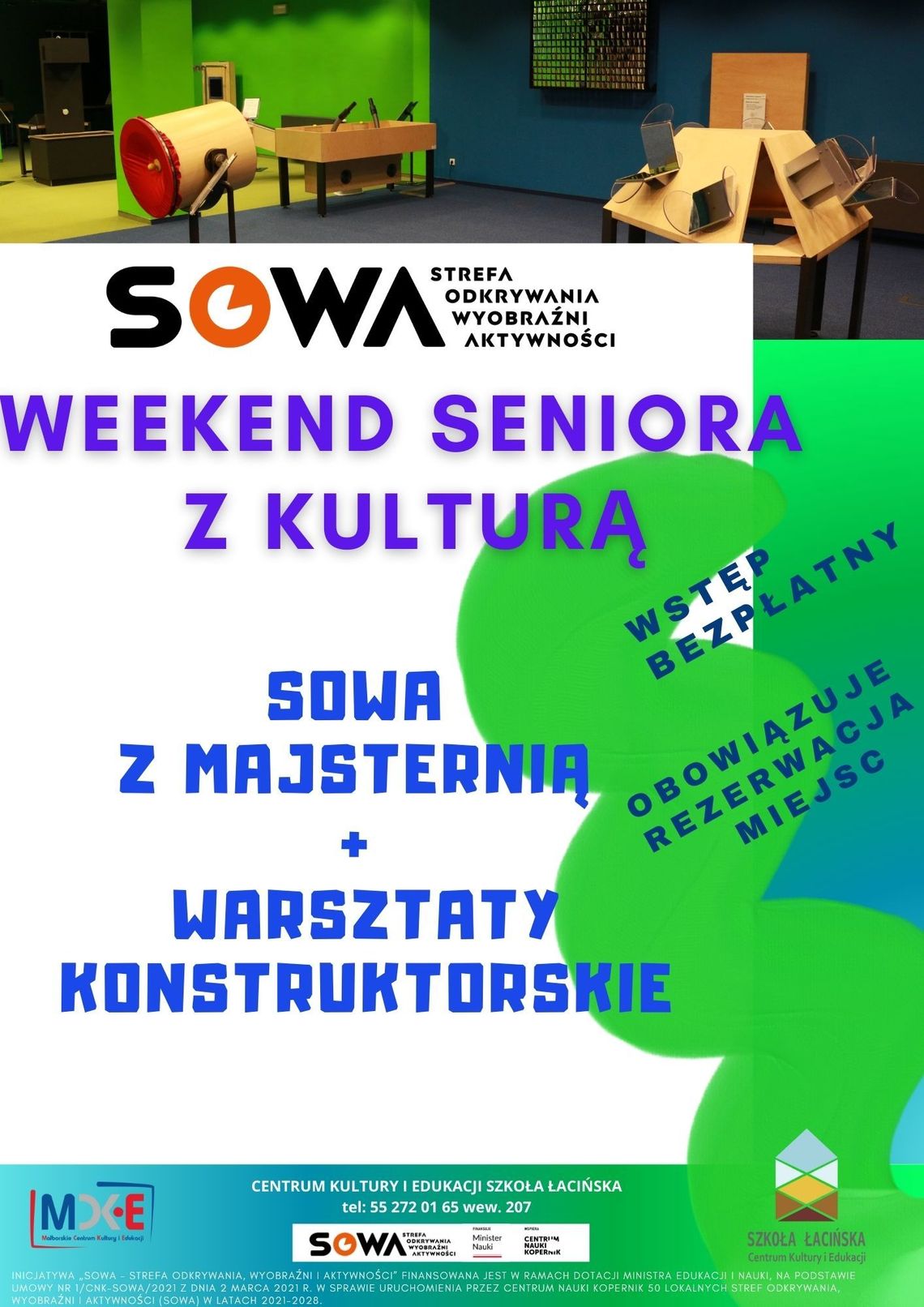 Weekend seniora z kulturą w malborskiej Szkole Łacińskiej.