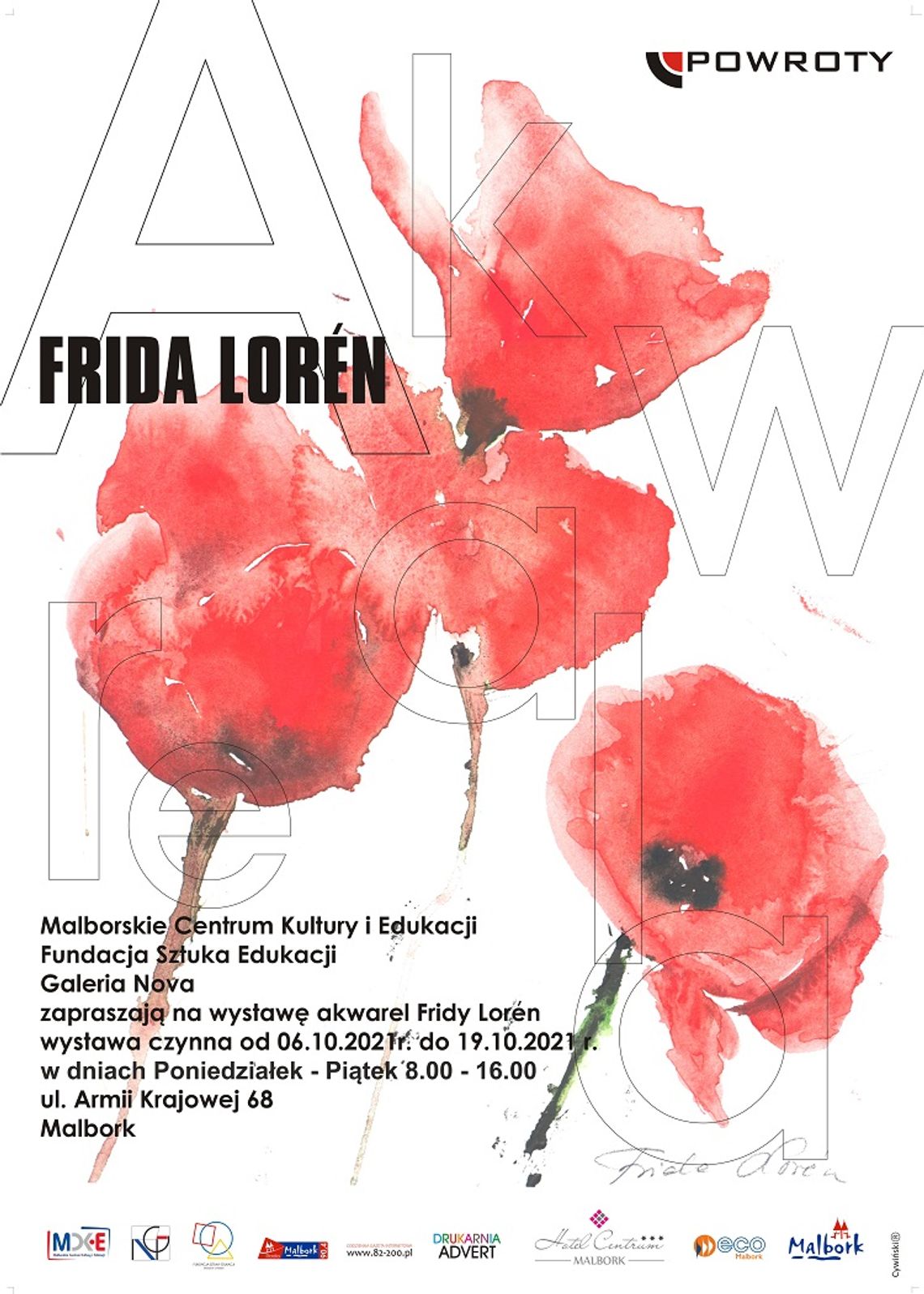 Wernisaż Prac Fridy Loren w malborskiej Galerii Nova