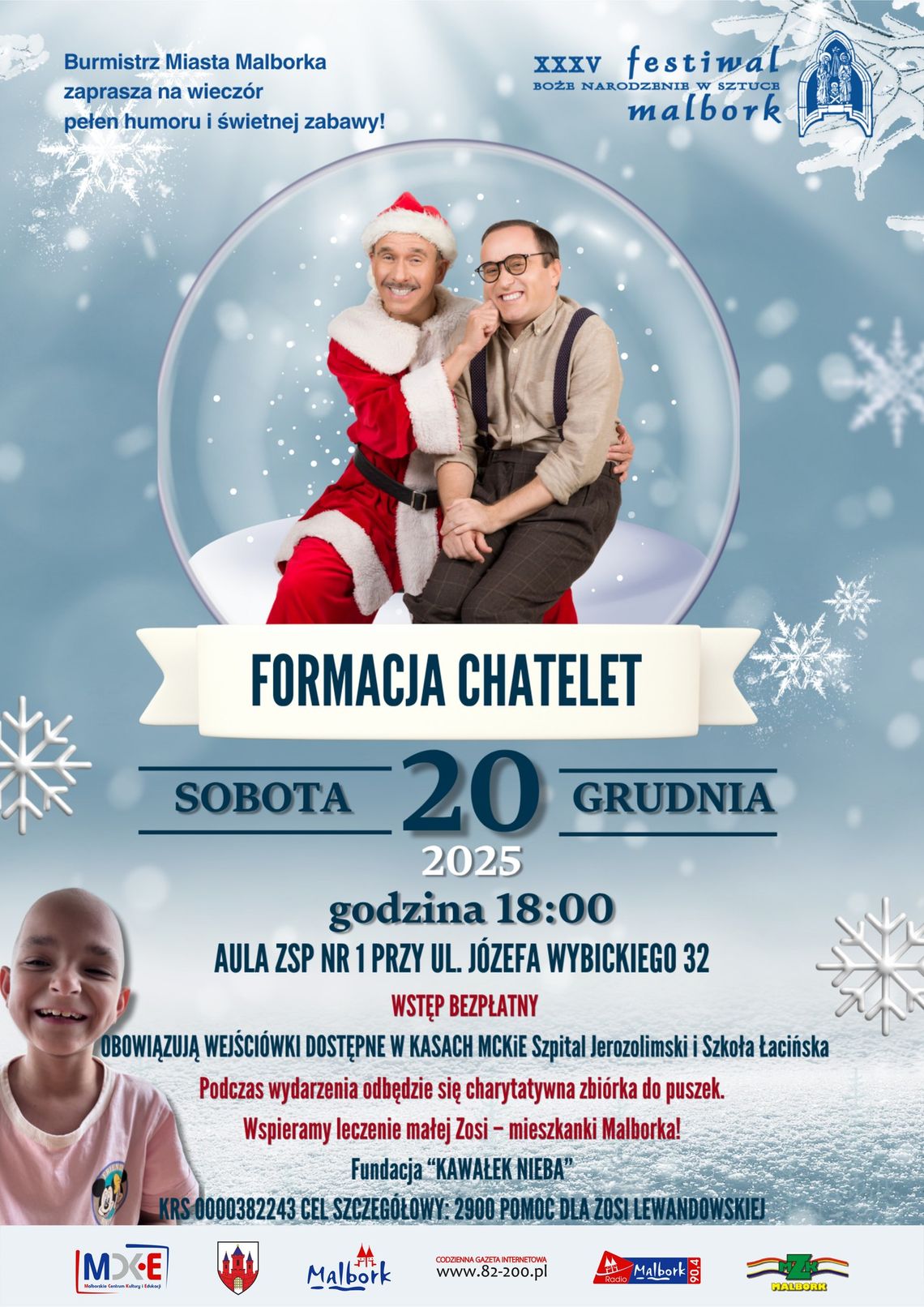 „Wesołych... przede wszystkim” - Formacja Chatelet w Malborku. „Wesołych... przede wszystkim” - Formacja Chatelet w Malborku.