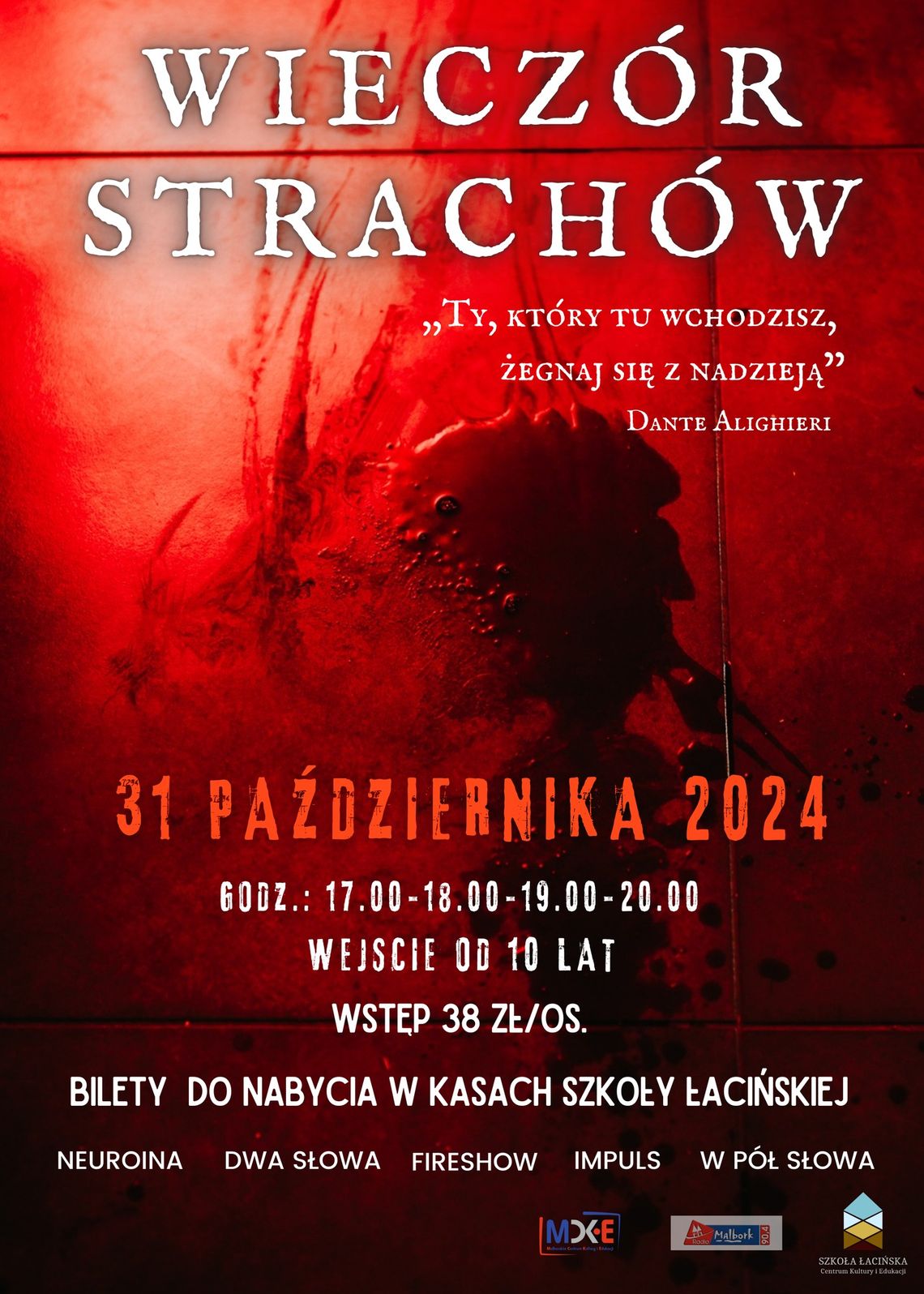 Wieczór Strachów w Szkole Łacińskiej w Malborku.