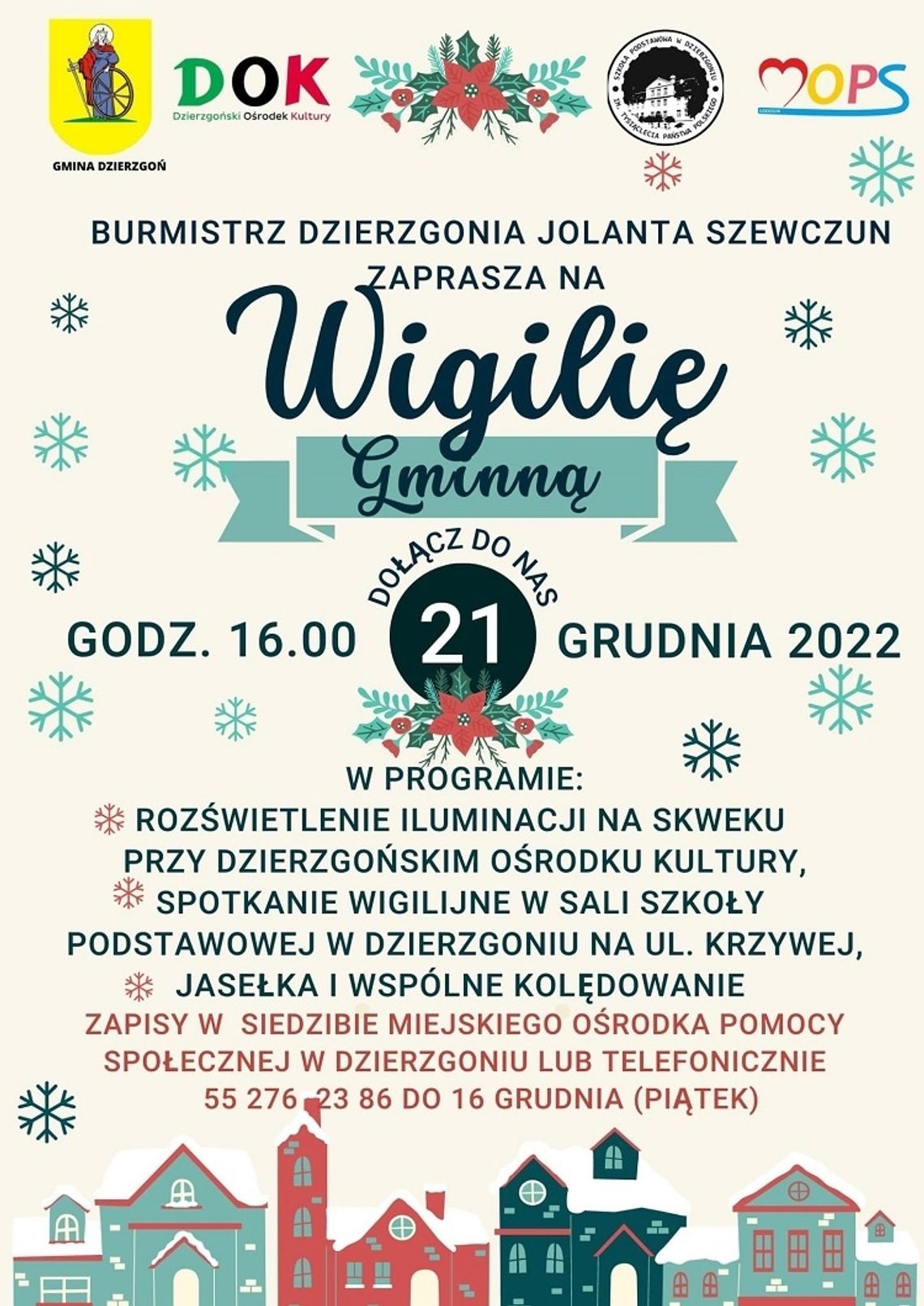 Wigilia Gminna w Dzierzgoniu