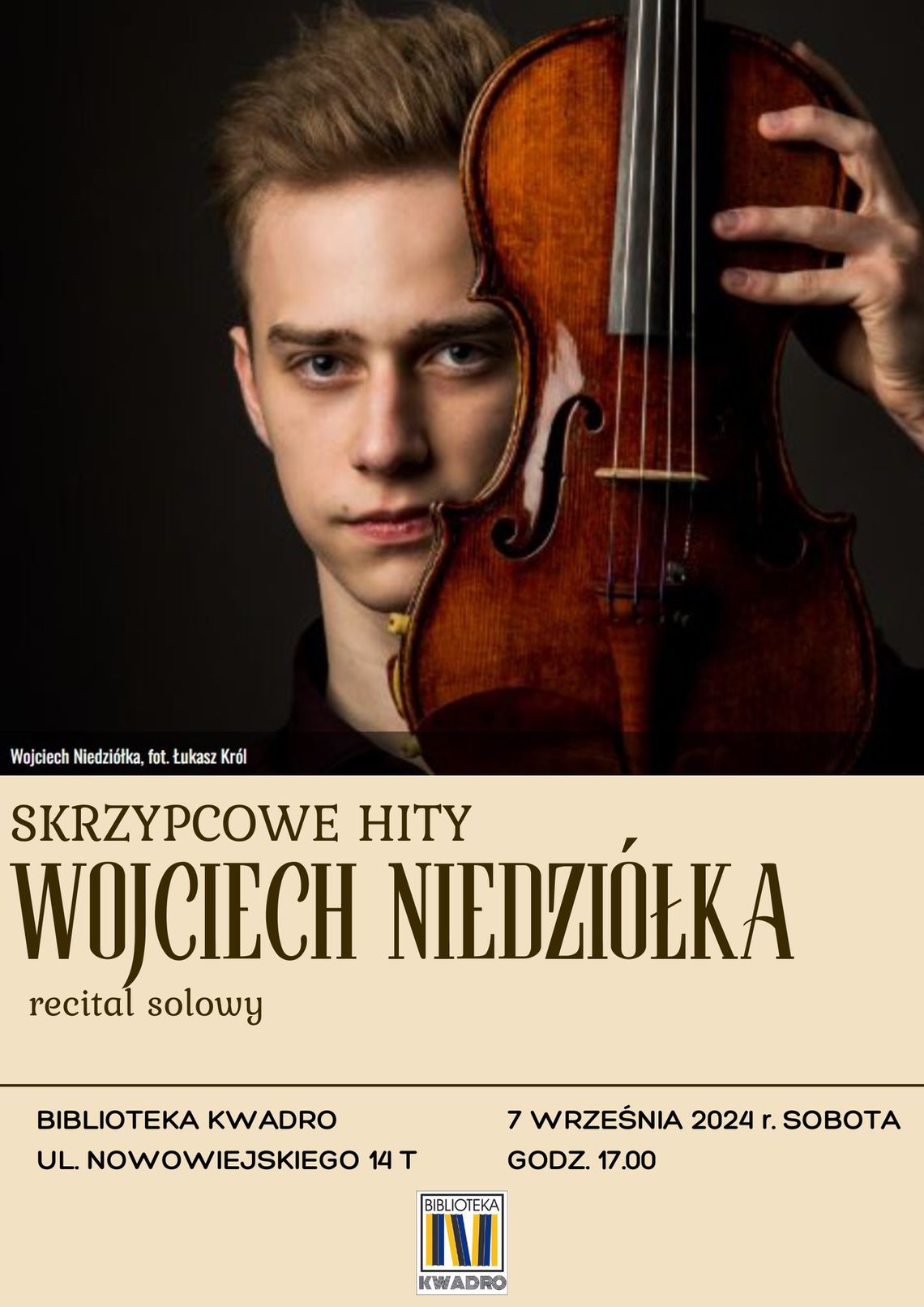 Wojciech Niedziółka. Recital solowy w Sztumie.