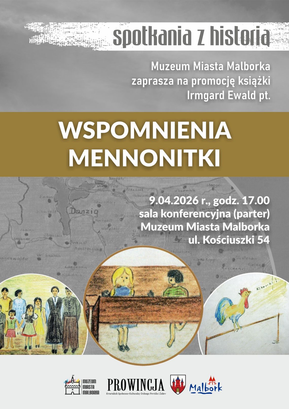 „Wspomnienia menonitki”- promocja książki Irmagrd Ewald w Muzeum Miasta Malborka
