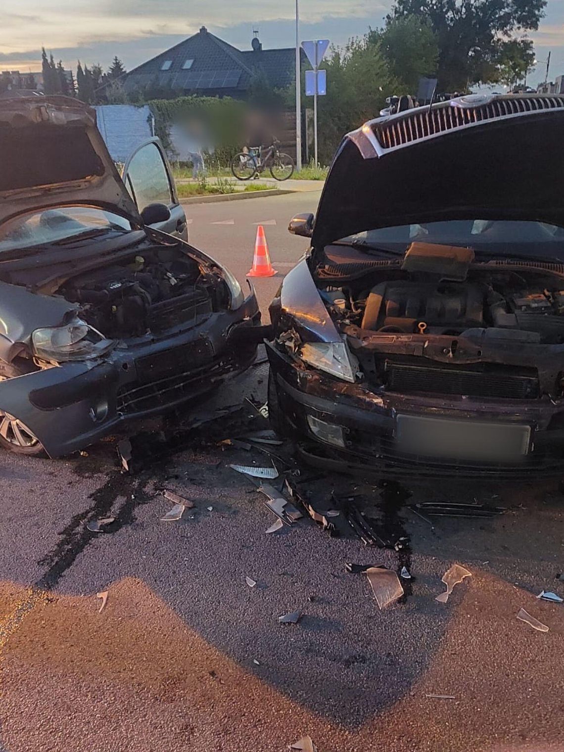 Wypadek na al. Wojska Polskiego w Malborku. Jedna osoba poszkodowana.