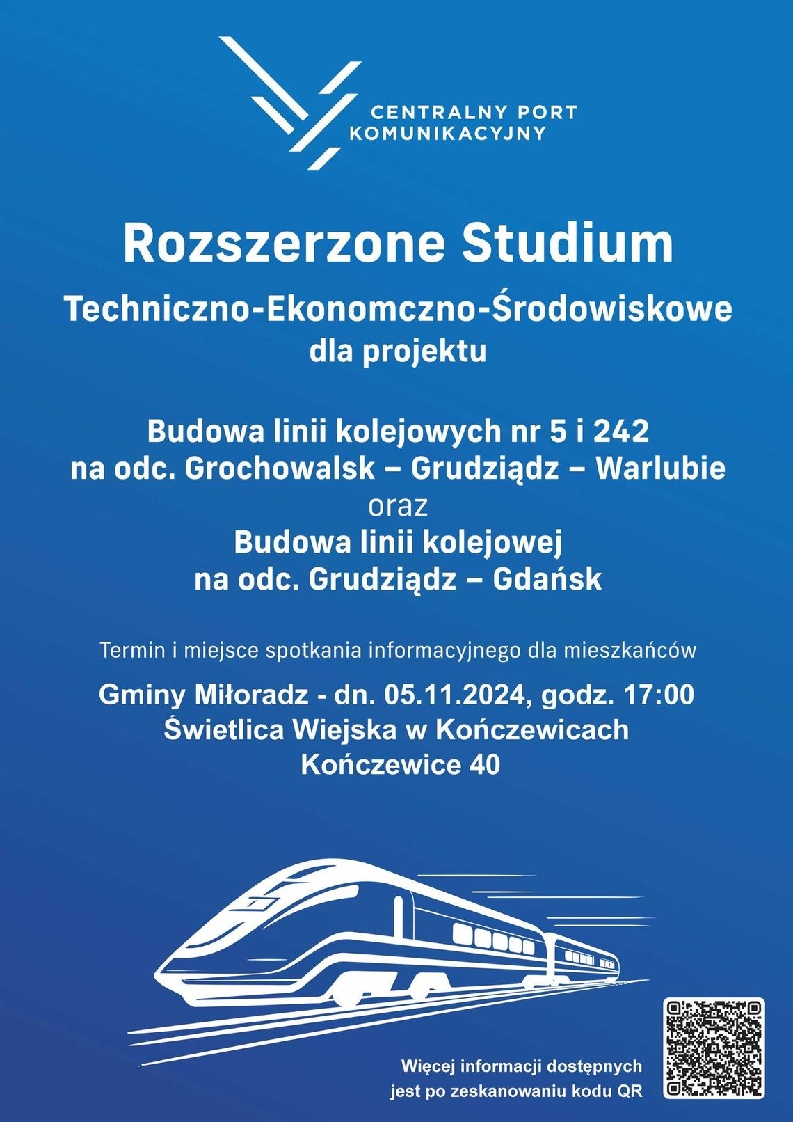 Wypowiedz się w sprawie projektu Centralnego Portu Komunikacyjnego - spotkanie dla mieszkańców Gminy Miłoradz.