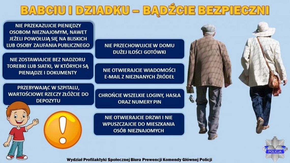 Zadbajmy o bezpieczeństwo Babci i Dziadka. 