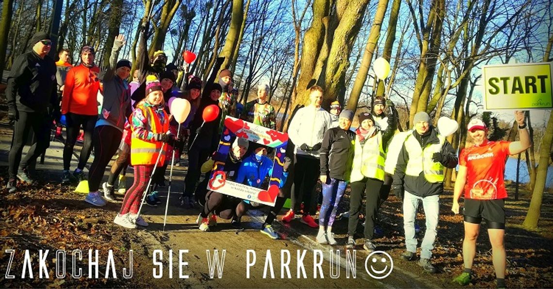 "Zakochaj się...w parkrun". Kolejne spotkanie malborskich biegaczy i maszerów. 