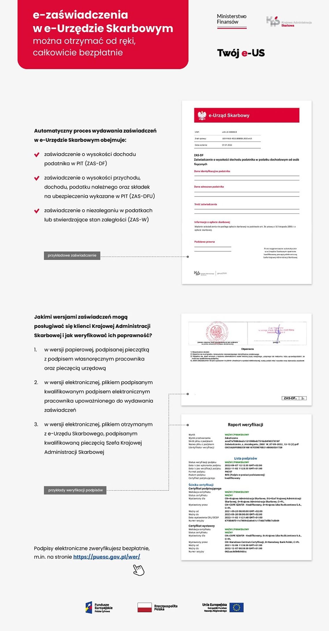 Zaświadczenie z e-Urzędu Skarbowego (e-US) – to proste!