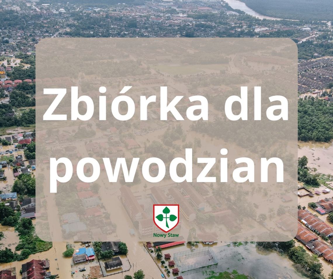 Zbiórka dla powodzian w Nowym Stawie