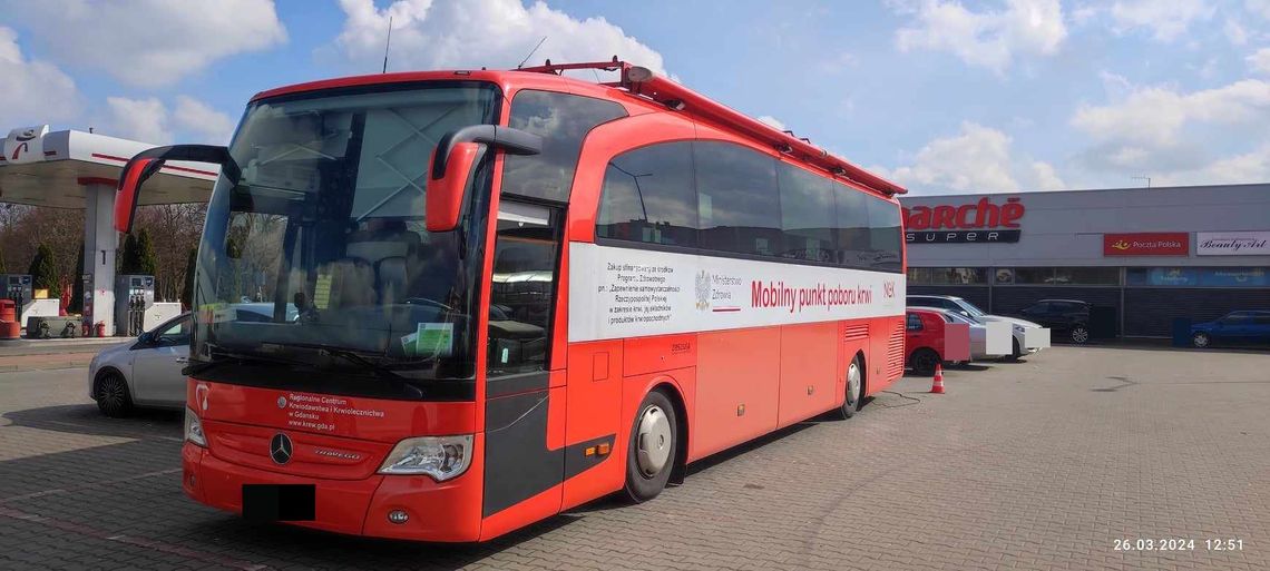 Zbiórka krwi w Malborku. Zobacz, gdzie i kiedy pojawi się specjalny autobus.