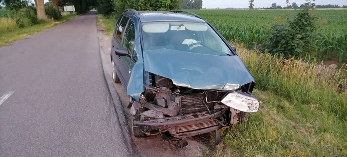  Zderzenie 2 aut w Trępnowach - Policja apeluje o ostrożność!