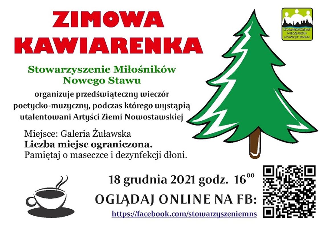 Zimowa Kawiarenka w nowostawskim "Ołówku"