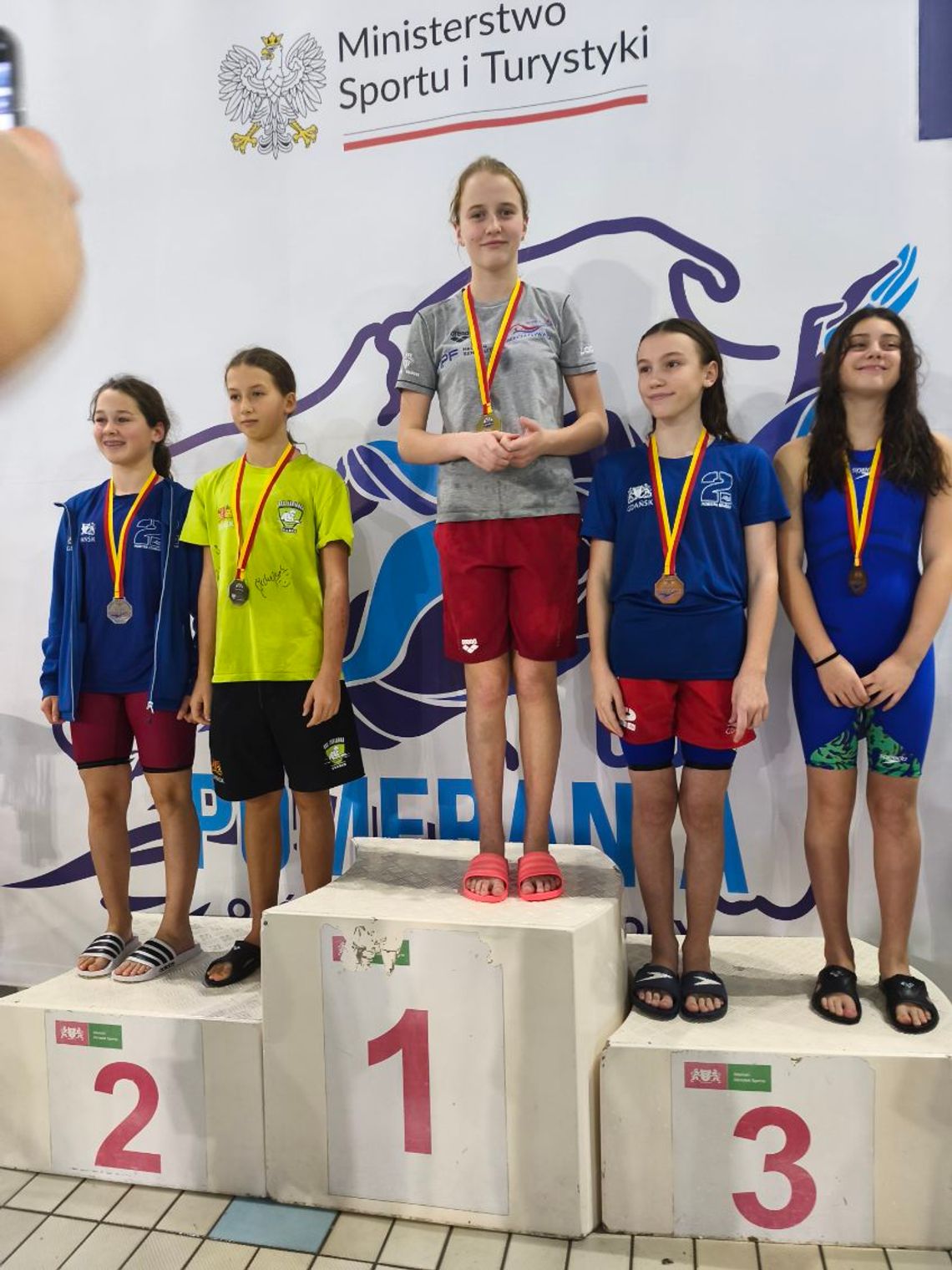 Złota Michalina Kumkowska w Gdańsku.