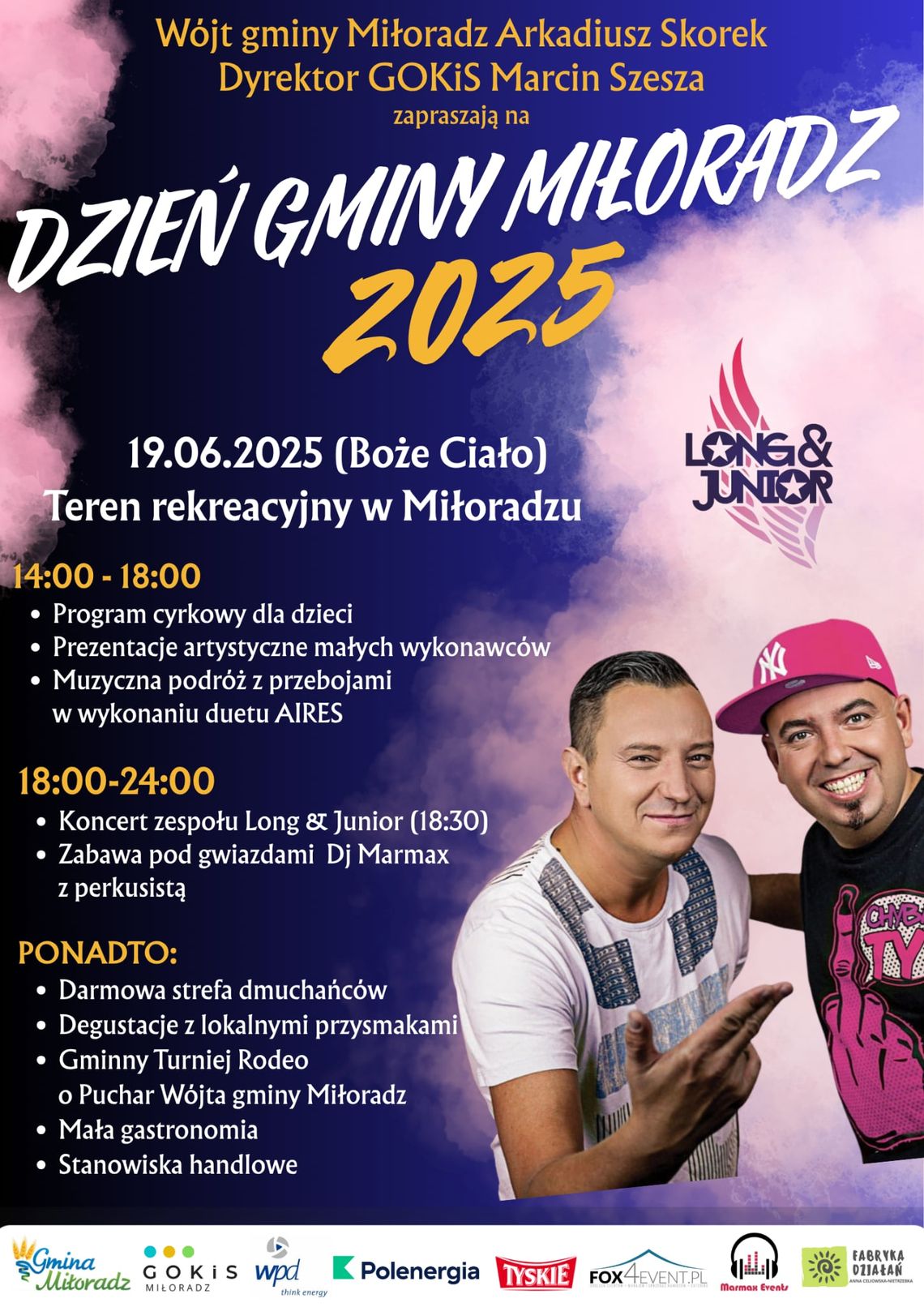 Zobacz, co wydarzy się podczas Dnia Gminy Miłoradz.
