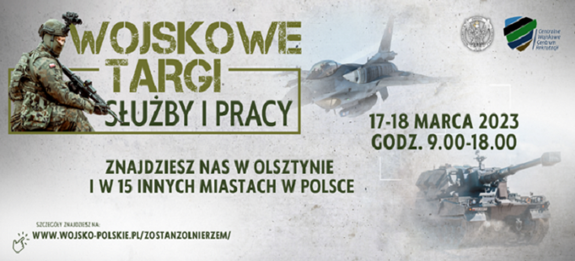 Zobacz, gdzie odbędą się pierwsze Wojskowe Targi Służby i Pracy.