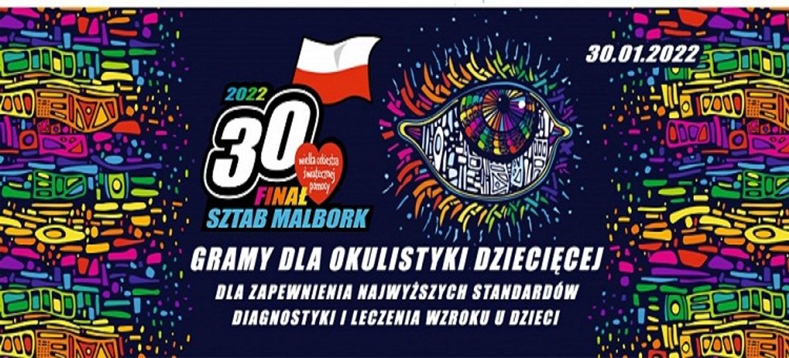 Zobacz plan wydarzeń w ramach 30. Finału WOŚP w Malborku.