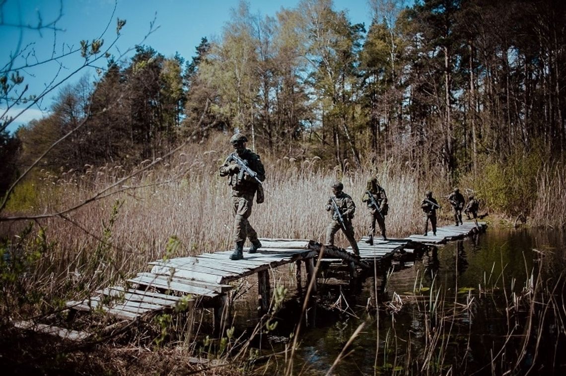 Żołnierze 7 Pomorskiej Brygady Obrony Terytorialnej szkolili się na Kociewiu