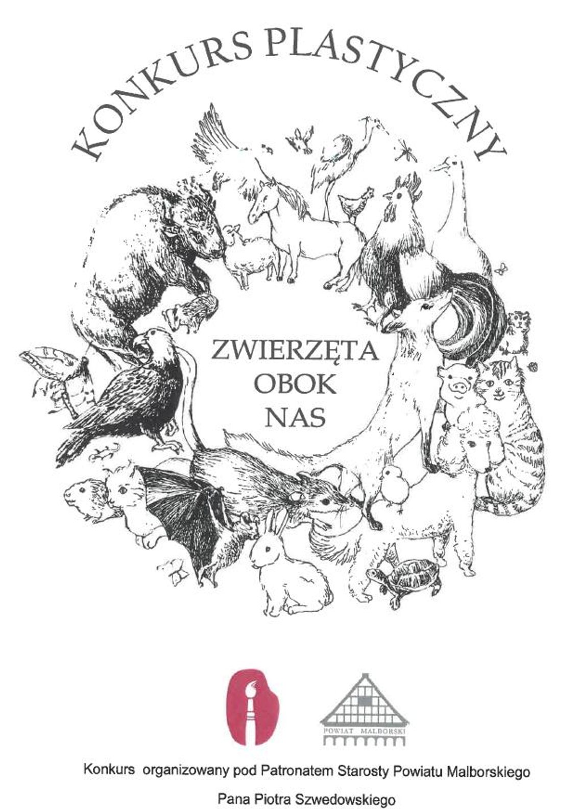 „Zwierzęta obok nas” - konkurs plastyczny dla dzieci i młodzieży z powiatu malborskiego