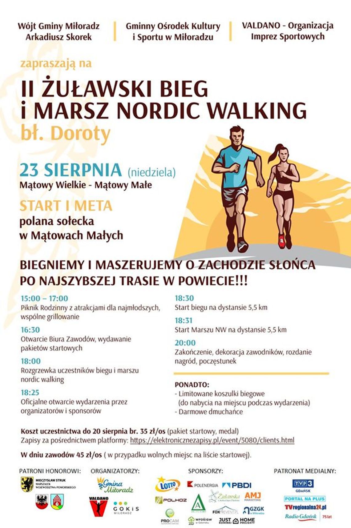  II Żuławski Bieg i Marsz Nordic Walking im. bł. Doroty