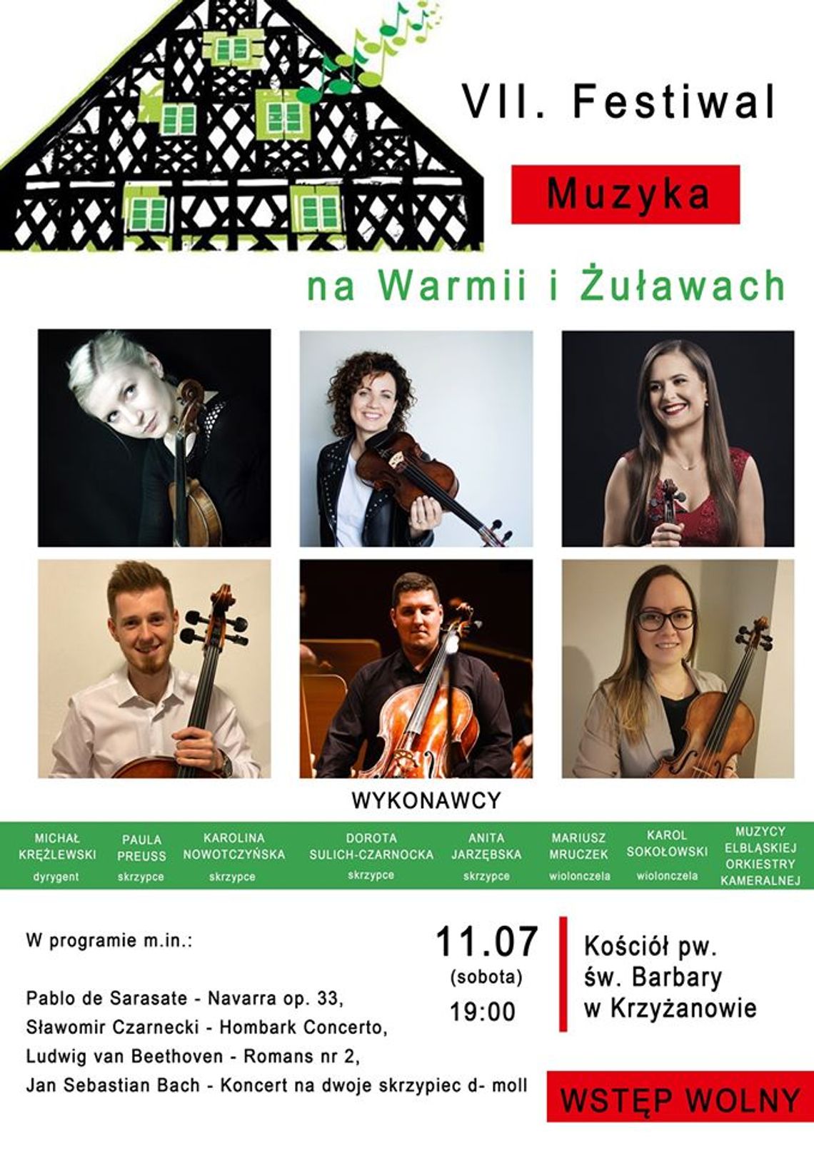 VII Festiwal "Muzyka na Warmii i Żuławach" w Krzyżanowie