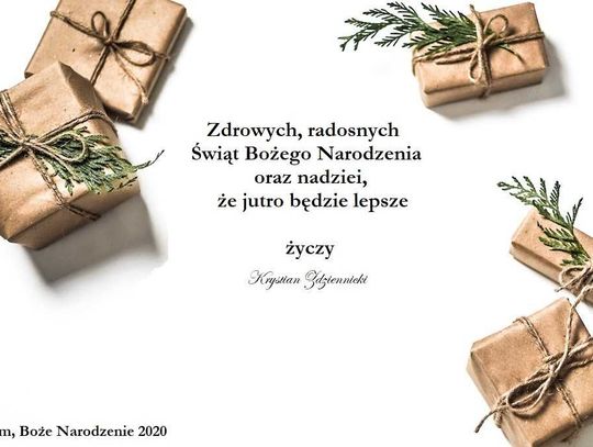 Życzenia od Pana Krystiana Zdziennickiego